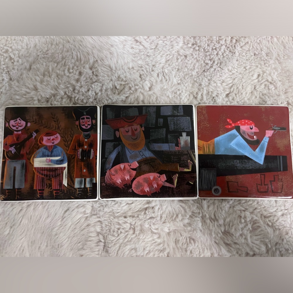 Disney Parks Pirates of the Caribbean 40th Anniversary Coaster Set